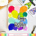Waffle Flower Crafts - Craft Dies - Print and Script Happy Birthday