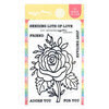 Waffle Flower Crafts - Clear Photopolymer Stamps - Sketched Rose