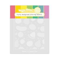 Waffle Flower Crafts - Stencils - Fruity Background