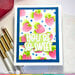 Waffle Flower Crafts - Berry Sweet Collection - Stencils - Strawberries Background