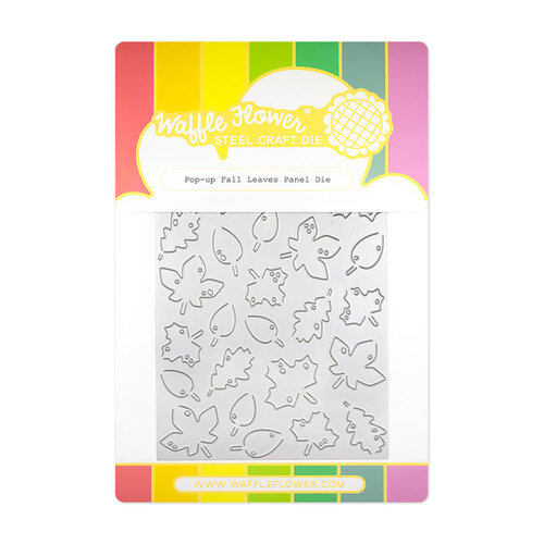 Waffle Flower Crafts - Give Thanks Collection - Craft Dies - Pop-Up Fall Leaves Panel