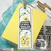 Waffle Flower Crafts - Stencils - Round Floral Bookmark