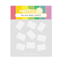 Waffle Flower Crafts - Stencils - Two-Tone Books