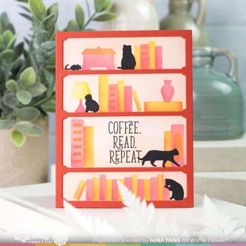 Waffle Flower Crafts - Clear Photopolymer Stamps - Simple Book Sentiments Waffle Flower Crafts - Clear Photopolymer Stamps - Simple Book Sentiments