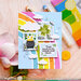 Waffle Flower Crafts - Stencils - Postage Collage Lucky