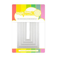 Waffle Flower Crafts - Craft Dies - Mini Slimline - Stitched Rectangles