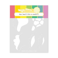 Waffle Flower Crafts - Beach Days Collection - Stencils - Sea Snail