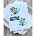 Waffle Flower Crafts - Die-N-Stencil - Snow Angel Pup Duo