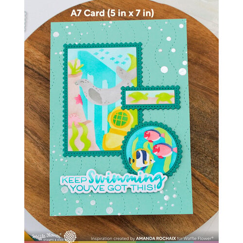 Waffle Flower Crafts - Stencils - Happy Bubbles