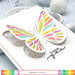 Waffle Flower Crafts - Craft Dies and Clear Photopolymer Stamp Set - Fluttering By