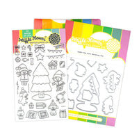 Waffle Flower Crafts - O Christmas Tree Collection - Craft Dies and Clear Photopolymer Stamp Set - Under the Tree