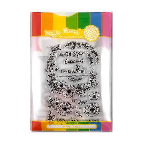 Waffle Flower Crafts - Craft Dies and Photopolymer Stamp Set - Be You Tiful