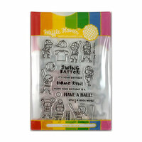 Waffle Flower Crafts - Craft Dies and Clear Photopolymer Stamp Set - Batter