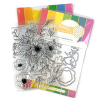 Waffle Flower Crafts - Craft Dies and Clear Photopolymer Stamp Set - Bouquet Builder 5 Combo