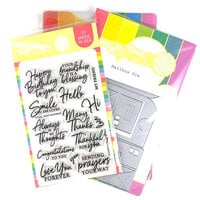 Waffle Flower Crafts - Craft Dies and Clear Photopolymer Stamp Set - Sweet Mailbox Combo