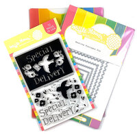 Waffle Flower Crafts - Craft Dies and Clear Photopolymer Stamp Set - Special Delivery Combo