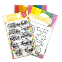 Waffle Flower Crafts Clear Stamps 2x3 Color Swatches for Inkpads