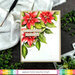 Waffle Flower Crafts - Christmas - Craft Dies and Clear Photopolymer Stamp Set - Poinsettia Blooms