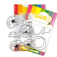 Waffle Flower Crafts - Craft Dies and Clear Photopolymer Stamps - Elegant Flowers