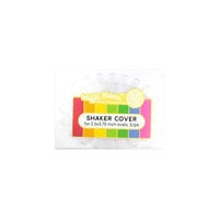 Waffle Flower Crafts - Flat Shaker Cover - Oval - 2.5 x 3.75 - 5 Pack