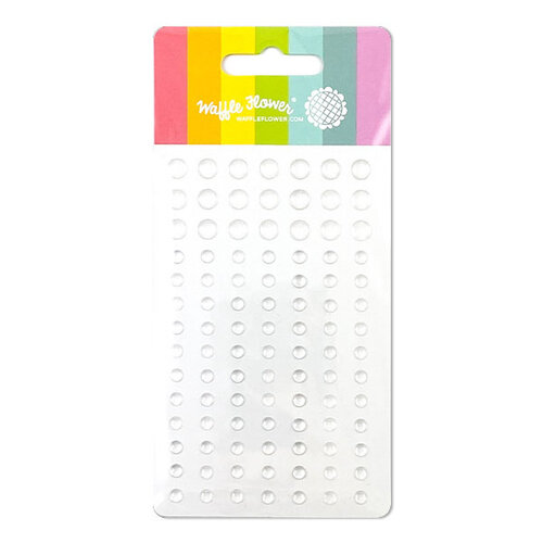 Waffle Flower Crafts - Enamel Dots - Clearly Enough