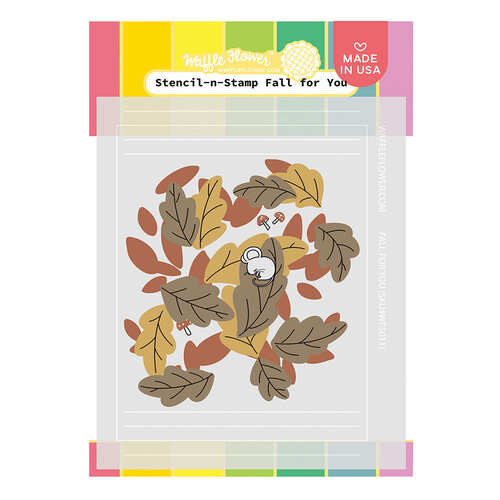 Waffle Flower Crafts - Stencil-n-Stamp - Fall for You