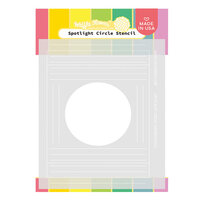 Waffle Flower Crafts - Stencils - Spotlight Circle