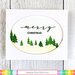 Waffle Flower Crafts - Stencils - Keeway's Mountain Scene