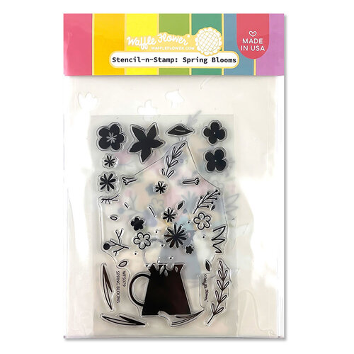 Waffle Flower Crafts - Hope Collection - Stencil-n-Stamp - Spring Blooms