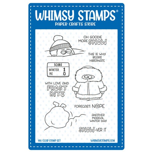 Whimsy Stamps - Clearly Whimsy Stamps Collection - Clear Photopolymer Stamps - Snowver It