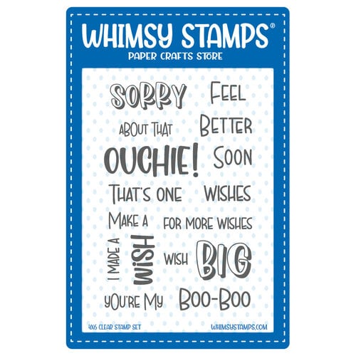 Whimsy Stamps - Clear Photopolymer Stamps - Big BooBoo