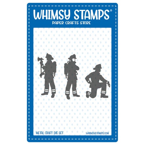Whimsy Stamps - Dies - Firefighter Trio