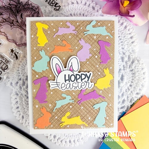 Whimsy Stamps - Dies - Bunny Silhouette Whimsy Stamps - Dies - Bunny Silhouette
