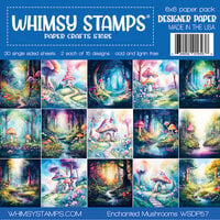 Whimsy Stamps - 6 x 6 Paper Pack - Enchanted Mushrooms