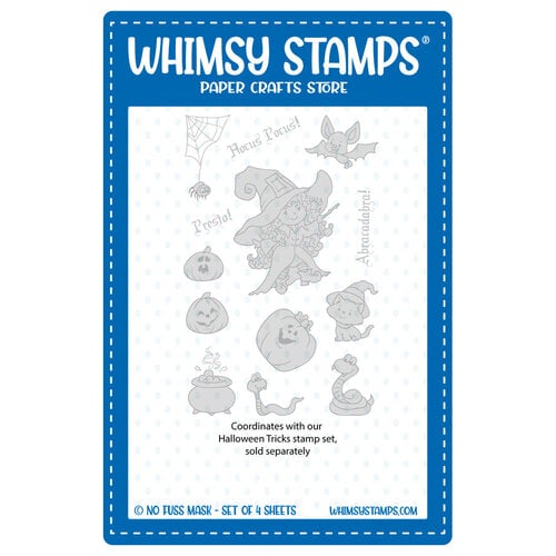 Whimsy Stamps - NoFuss Masks - Halloween Tricks