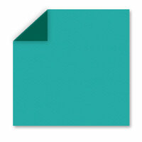 WorldWin - DoubleMates - 12 x 12 Cardstock Pack - 50 Sheets - Awesome Aqua, CLEARANCE