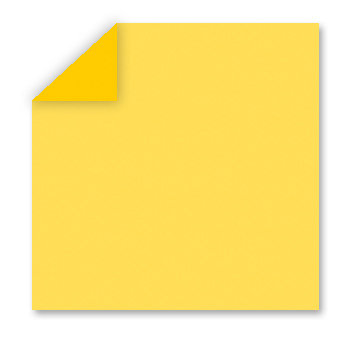 WorldWin - DoubleMates - 12 x 12 Cardstock Pack - 50 Sheets - Sunshine Yellow, CLEARANCE