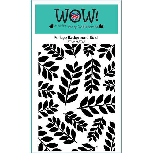 WOW! - Clear Photopolymer Stamps - Foliage Background Bold