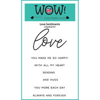 WOW! - Clear Photopolymer Stamps - Love Sentiments