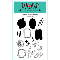 WOW! - Clear Photopolymer Stamps - Layered Brush Elements
