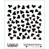 WOW! - Stencils - Sprinkled Hearts