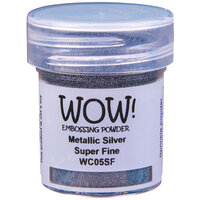 WOW! - Metallic Collection - Embossing Powder - Silver - Super Fine