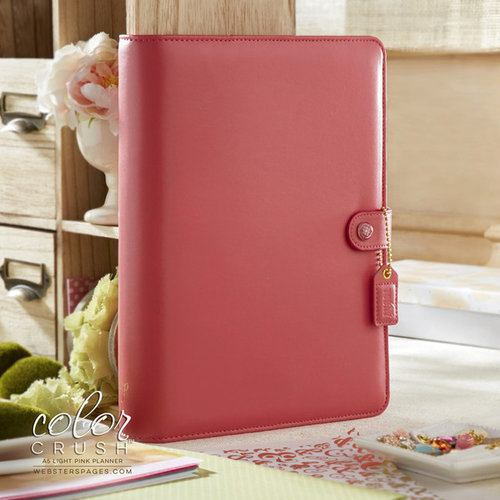 Websters Pages - Color Crush Collection - A5 Planner Binder - Light Pink