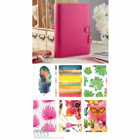 Websters Pages - Color Crush Collection - A5 Planner Kit - Fuchsia - Undated