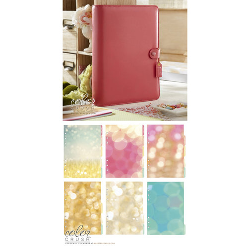 Websters Pages - Color Crush Collection - A5 Planner Kit - Light Pink - Oct. 2015 to Dec. 2016
