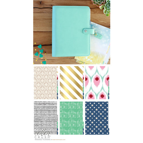 Websters Pages - Color Crush Collection - A5 Planner Kit - Mint - Jan. 2016 to Dec. 2016