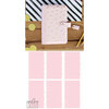 Websters Pages - Color Crush Collection - Personal Planner Kit - Blush and Gold Foil Dot