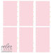 Websters Pages - Color Crush Collection - Personal Planner Kit - Blush and Gold Foil Dot