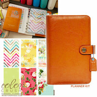 Websters Pages - Color Crush Collection - Personal Planner Kit - Caramel