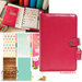 Websters Pages - Color Crush Collection - Personal Planner Kit - Dark Pink